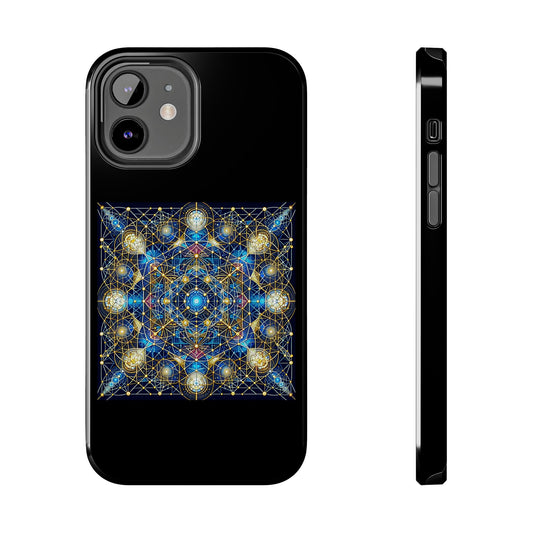 Metatron’s Cube Tough Phone Case – ‘Sacred Creation’