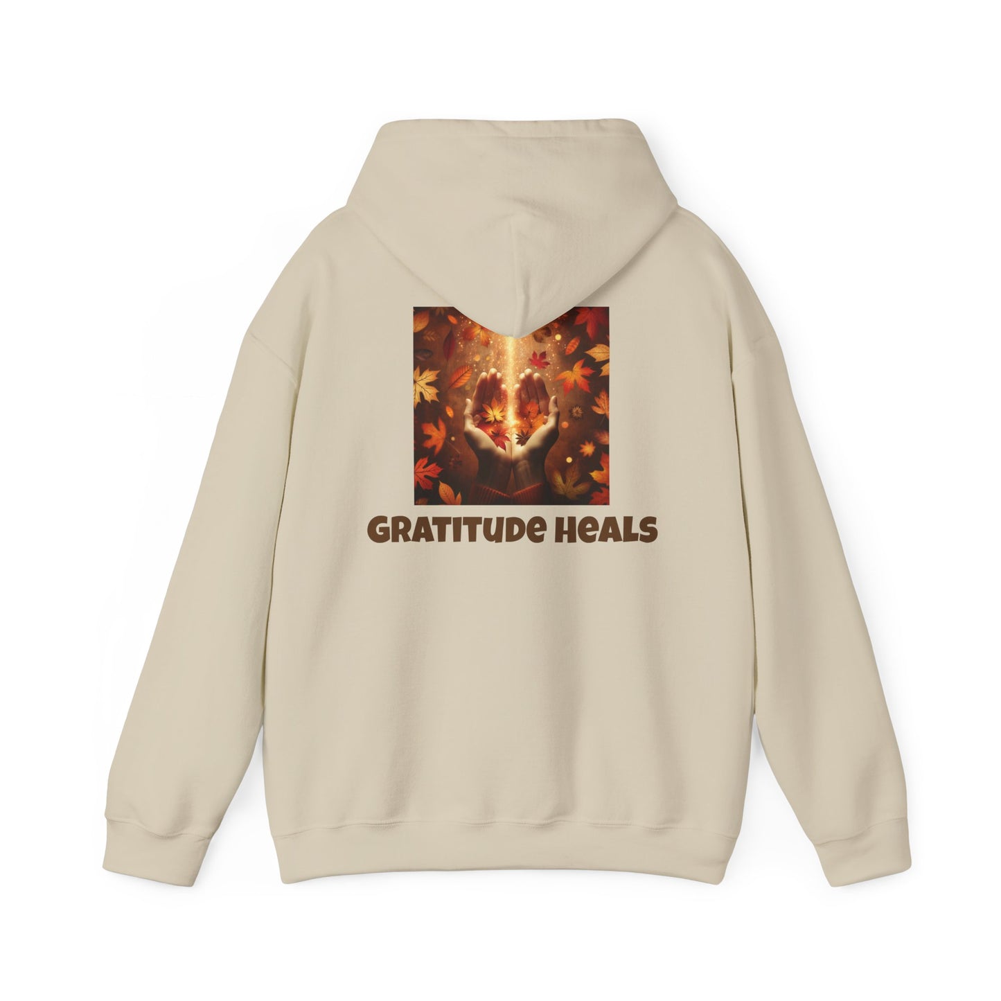 Gratitude Heals Unisex Sweatshirt – ‘Gratitude Heals’ one sided