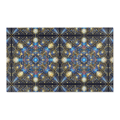 Metatron’s Cube Sacred Geometry Area Rug – ‘Creation and Cosmic Energy’