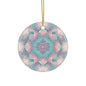 Soft Mandala Sacred Geometry Ornament – Pastel Hues of Tranquility (Star, Snowflake, Circle)