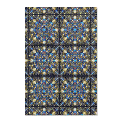 Metatron’s Cube Sacred Geometry Area Rug – ‘Creation and Cosmic Energy’