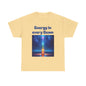 'Energy in Every Beam' Glowing Chakra Stones Unisex T-Shirt – cute shirt Cotton