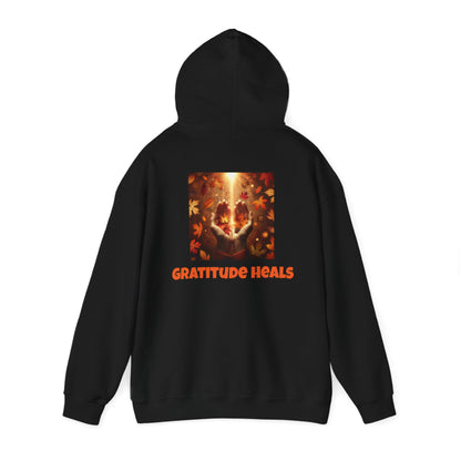 Gratitude Heals Unisex Sweatshirt – ‘Gratitude Heals’ one sided