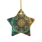 Sacred Geometry Ornament – Radiant Circles and Triangles Design (Star, Heart, Snowflake, Circle)