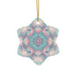 Soft Mandala Sacred Geometry Ornament – Pastel Hues of Tranquility (Star, Snowflake, Circle)