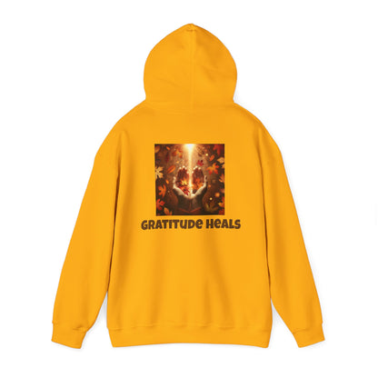 Gratitude Heals Unisex Sweatshirt – ‘Gratitude Heals’ one sided