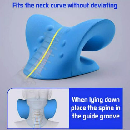 Cervical Neck Pillow STRETCHER Traction Device Brace Support Pain Relief Massage