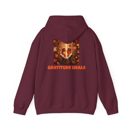 Gratitude Heals Unisex Sweatshirt – ‘Gratitude Heals’ one sided