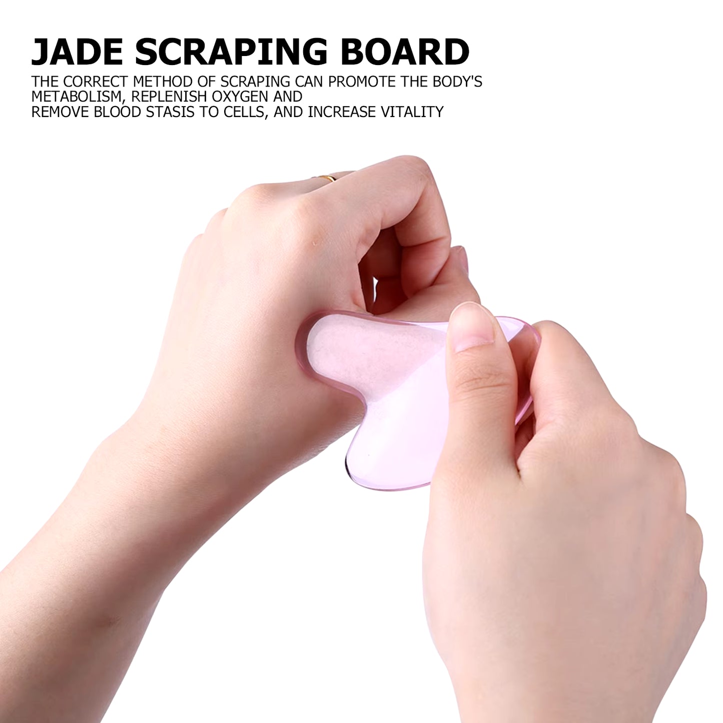 Natural Jade Stone Guasha Scraper Board Face Massager Massage for Face Body Beauty Scraper Anti-Wrinkle Remover Skin Care Tools