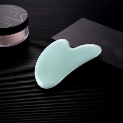 Natural Jade Stone Guasha Scraper Board Face Massager Massage for Face Body Beauty Scraper Anti-Wrinkle Remover Skin Care Tools